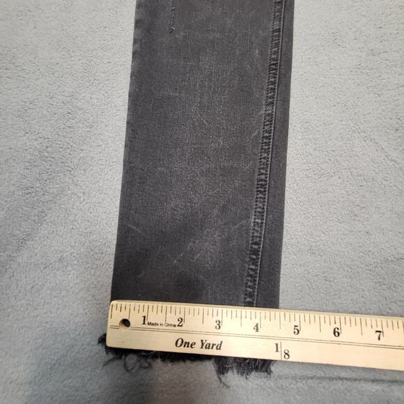 Rag & Bone Jeans Womens 32 Black Skinny Jegging Distressed Stretch Denim - Picture 7 of 12